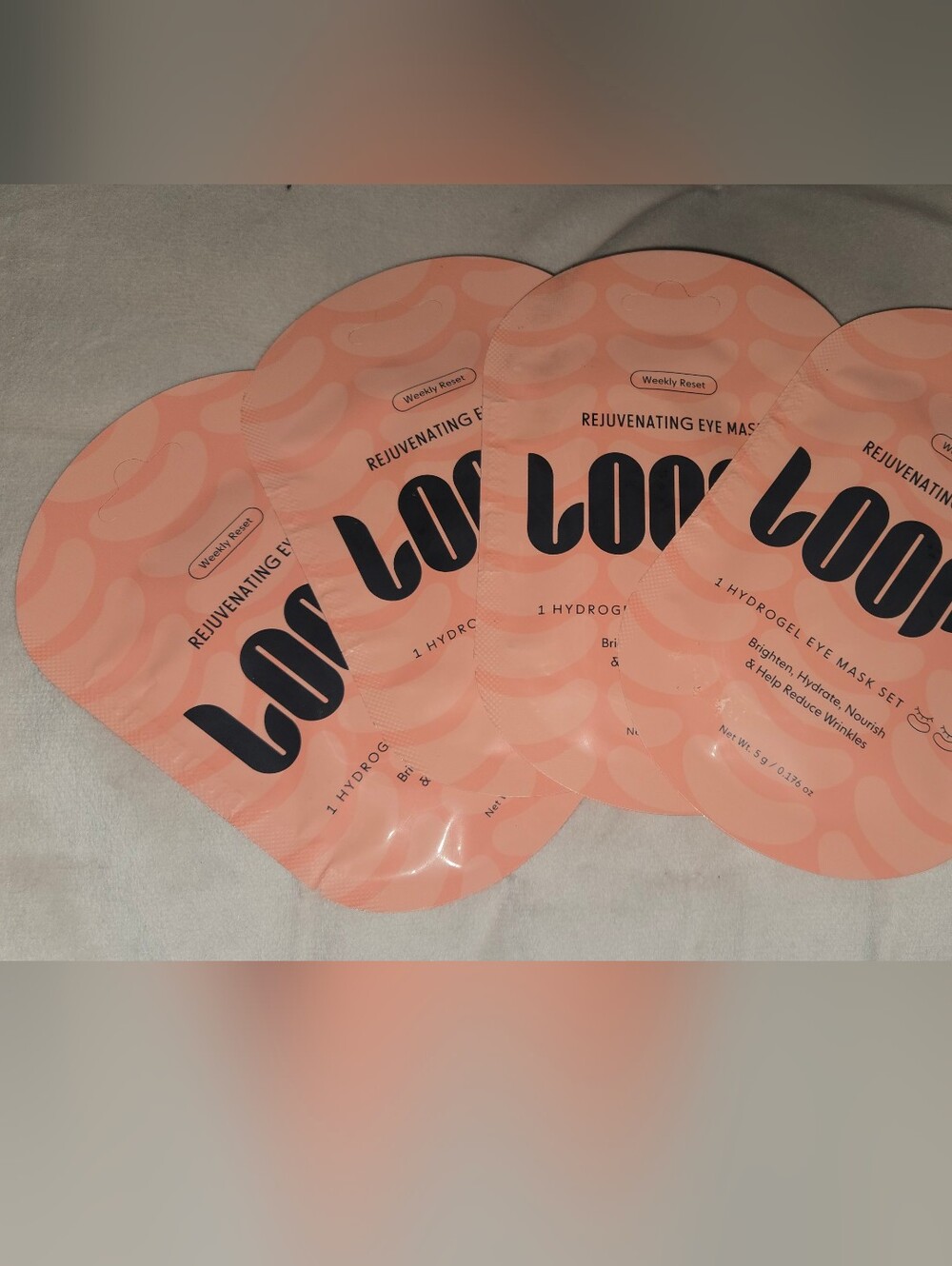 LOOPS  Rejuvenating Hydrogel Eye Masks Count 4